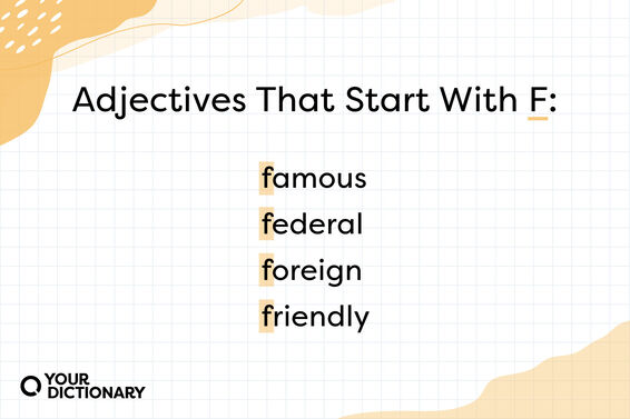 Adjectives That Start with F