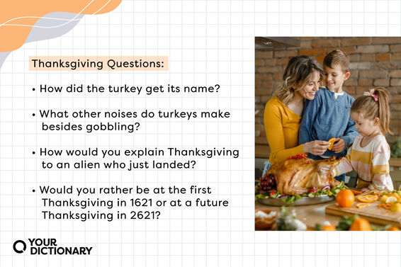 Thanksgiving dinner can be a huge success with the right trivia and icebreaker questions. We’ve got a list of over 50, plus some extra games you can try.